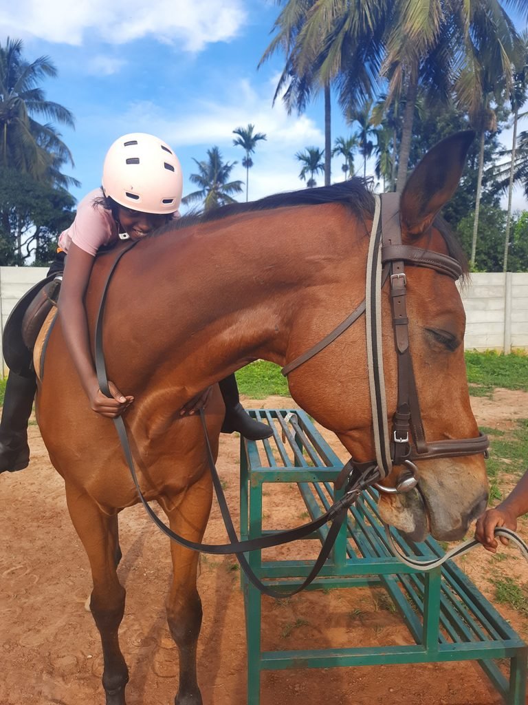 Horse assisted Therapy complements other therapies such as Speech Therapy, Occupational Therapy, ABA, CBT